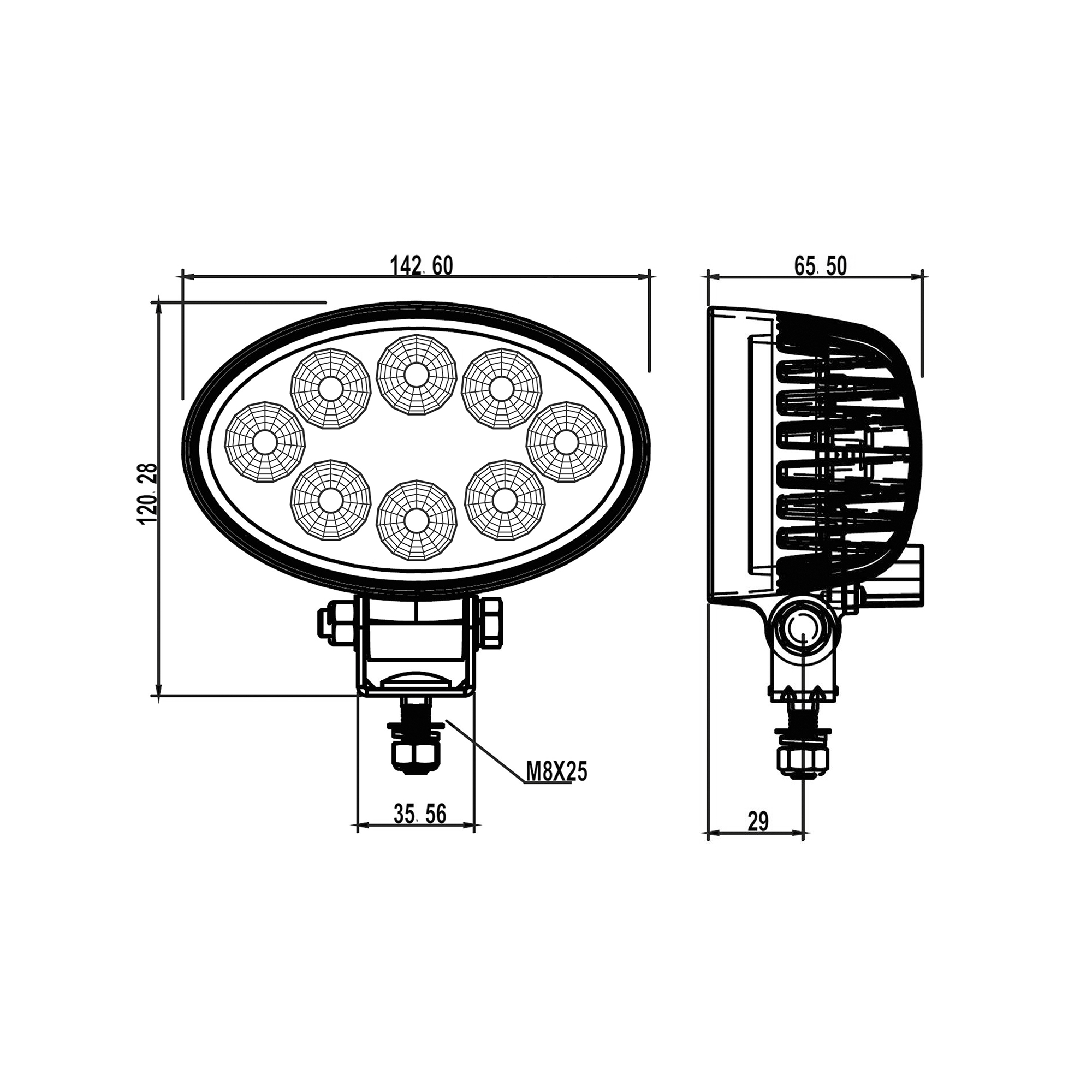 RCV9603 TruckMaster LED Flood Work Light